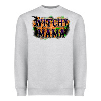 Heather Grey witchy mama Heavyweight Sweatshirt - RacoonDesign