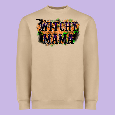 Witchy Mama Heavyweight Sweatshirt Designed By Racoondesign