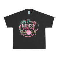 Pigment Black My favorite Nurse calls me mom Urban Heavy Tee - CowGirlArtShop
