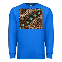 True Royal leopard gemstone leather Premium Sweatshirt - BarkalooDesign