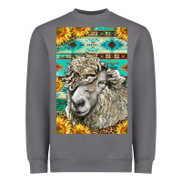 Storm Western Lincoln Sheep Heavyweight Sweatshirt - LillyAllenDesigns