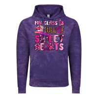 Cloud Purple my class is full of sweet hearts olivia Vintage Hoodie - OliviaCreatesArt