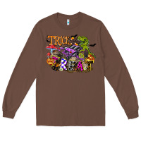 Chestnut trick rawr treat Long Sleeve Tee - FaDigitalArtStudio