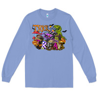 Colony Blue trick rawr treat Long Sleeve Tee - FaDigitalArtStudio