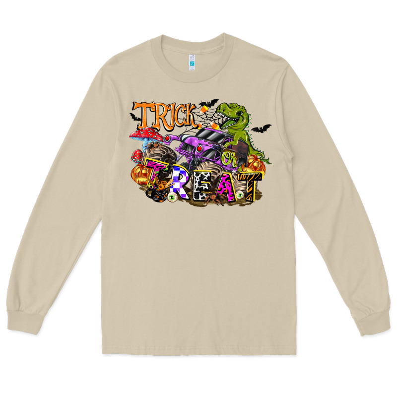Trick Rawr Treat Long Sleeve Tee by FaDigitalArtStudio | Teevron