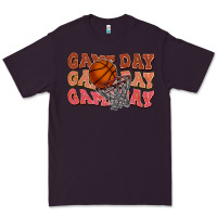 Plum Game day game day game day Basketball Premium Tee - NancyCooperArtShop