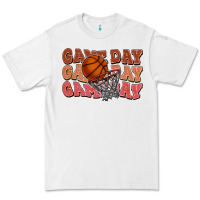 White Game day game day game day Basketball Premium Tee - NancyCooperArtShop