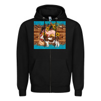 Black western farm cow pig rooster chick farm chicken barn Zipper Hoodie - Artiststas