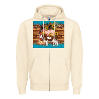 Sandshell western farm cow pig rooster chick farm chicken barn Zipper Hoodie - Artiststas