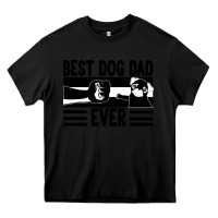 Black Best dog dad ever Heavy Core Tee - Bettercallsaul
