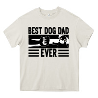 Cream Best dog dad ever Heavy Core Tee - Bettercallsaul