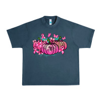 Midnight Navy Cancer pumpkins Cancer Awareness Urban Heavy Tee - HowdyJamesFarm