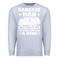 Heather Grey garbage man gift t  shirt recycling trash garbage man t  shirt Premium Sweatshirt - longCreatives
