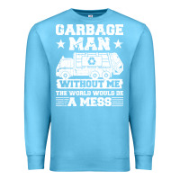 Ocean Blue garbage man gift t  shirt recycling trash garbage man t  shirt Premium Sweatshirt - longCreatives