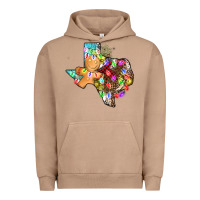 Pigment Burro christmas texas map Urban Hoodie - AdoDesignShop