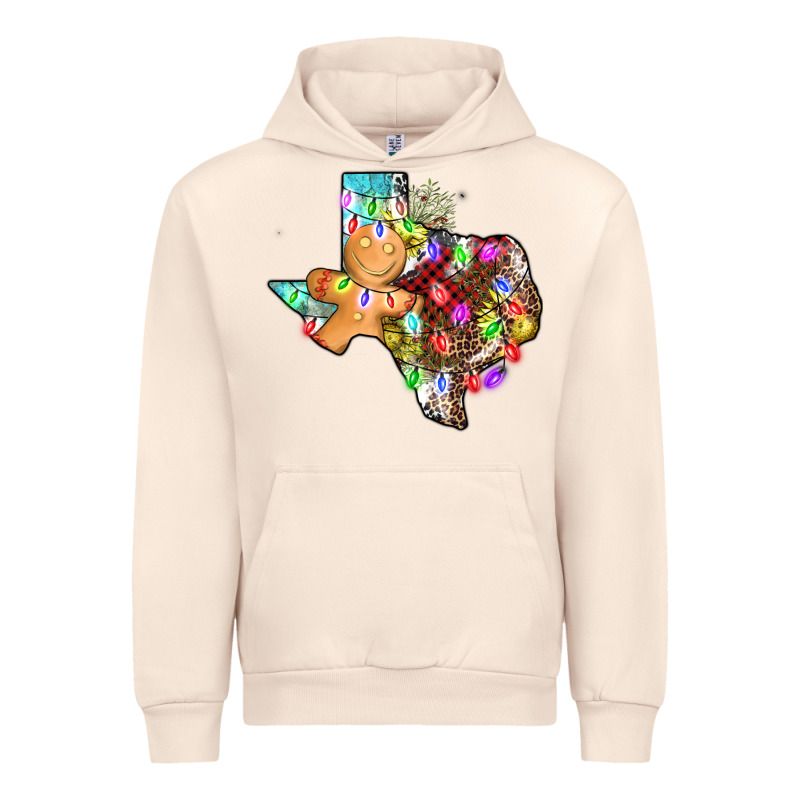 Christmas Texas Map Urban Hoodie by AdoDesignShop | Teevron