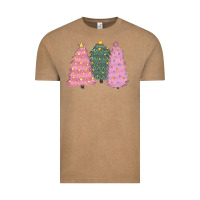 Vintage Coffee christmas trees Vintage Tee - CowGirlArtShop