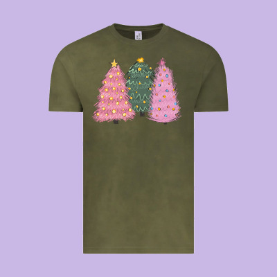 Christmas Trees Vintage Tee Designed By Cowgirlartshop