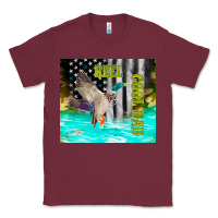 Burgundy reel cool dad bass Classic Tee - TumblerDesignByShophia