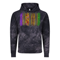 Cloud Black mardi gras brushstroke Vintage Hoodie - OliviaCreatesArt