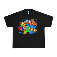 Black my child is non verbal but her mama aint afro hand rana Urban Heavy Tee - RanaPortraitStore