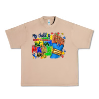 Burro my child is non verbal but her mama aint afro hand rana Urban Heavy Tee - RanaPortraitStore