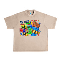 French Oak my child is non verbal but her mama aint afro hand rana Urban Heavy Tee - RanaPortraitStore