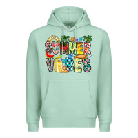 Seafoam Summer Vibes Premium Hoodie - CowhideDigitalArt