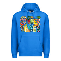 True Royal Summer Vibes Premium Hoodie - CowhideDigitalArt