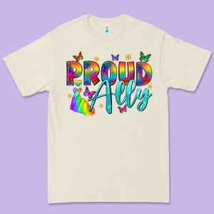 Proud Ally Premium Tee Designed By Nancycooperartshop