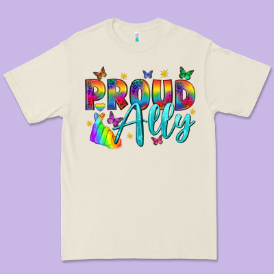 Proud Ally Premium Tee Designed By Nancycooperartshop