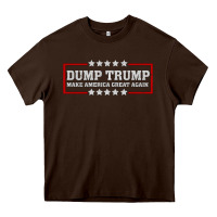 Chocolate Brown Dump Trump Heavy Core Tee - Bettercallsaul