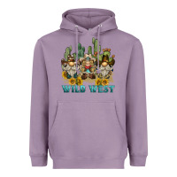 Lavender wild west western gnome Heavyweight Hoodie - BarkalooDesign