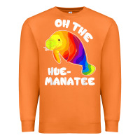 Carrot oh the hue manatee funny manatee shirts manatee gifts t shirt Premium Sweatshirt - longCreatives