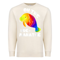 Sandshell oh the hue manatee funny manatee shirts manatee gifts t shirt Premium Sweatshirt - longCreatives
