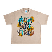 French Oak Super mom super wife super tired Urban Heavy Tee - CowGirlArtShop
