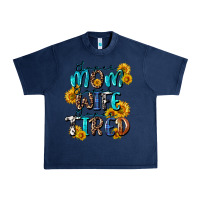 Navy Super mom super wife super tired Urban Heavy Tee - CowGirlArtShop