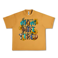 Peanut Butter Super mom super wife super tired Urban Heavy Tee - CowGirlArtShop