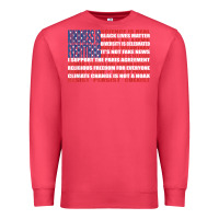 Cardinal political protest american flag   stand united t shirt Premium Sweatshirt - longCreatives