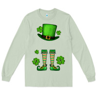 Matcha Custom name St. Patrick's leprechaun Long Sleeve Tee - OliviaCreatesArt