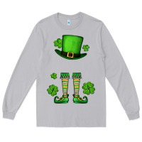 Moon Dust Custom name St. Patrick's leprechaun Long Sleeve Tee - OliviaCreatesArt