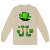 Mushroom Custom name St. Patrick's leprechaun Long Sleeve Tee - OliviaCreatesArt