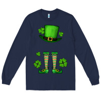 Custom Name St. Patrick's Leprechaun Long Sleeve Tee | Teevron