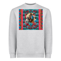 Heather Grey Just A Girl Who Loves Horses Heavyweight Sweatshirt - LillyAllenDesigns