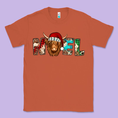 Noel Long Haired Shaggy Cow Classic Tee Designed By Jasminsmagicworld