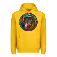 Lemon Longhorn Cow Christmas Premium Hoodie - RanaPortraitStore