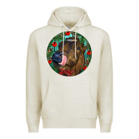 Longhorn Cow Christmas Premium Hoodie | Teevron