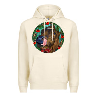 Tofu Longhorn Cow Christmas Premium Hoodie - RanaPortraitStore