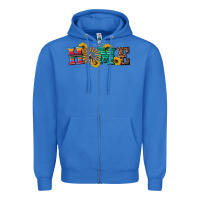 True Royal western home wind wheel Zipper Hoodie - Artiststas