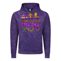 Cloud Purple beads please mardi gras Vintage Hoodie - OliviaCreatesArt